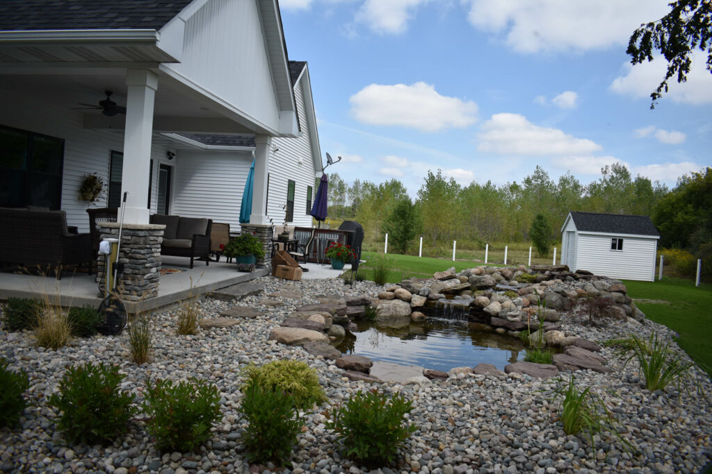 Hardscaping, landscaping, irrigation, dumpster rental, and lawn maintenance company in Michigan